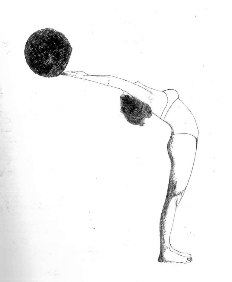 sankofa - Drawing by Alexia Cocolas