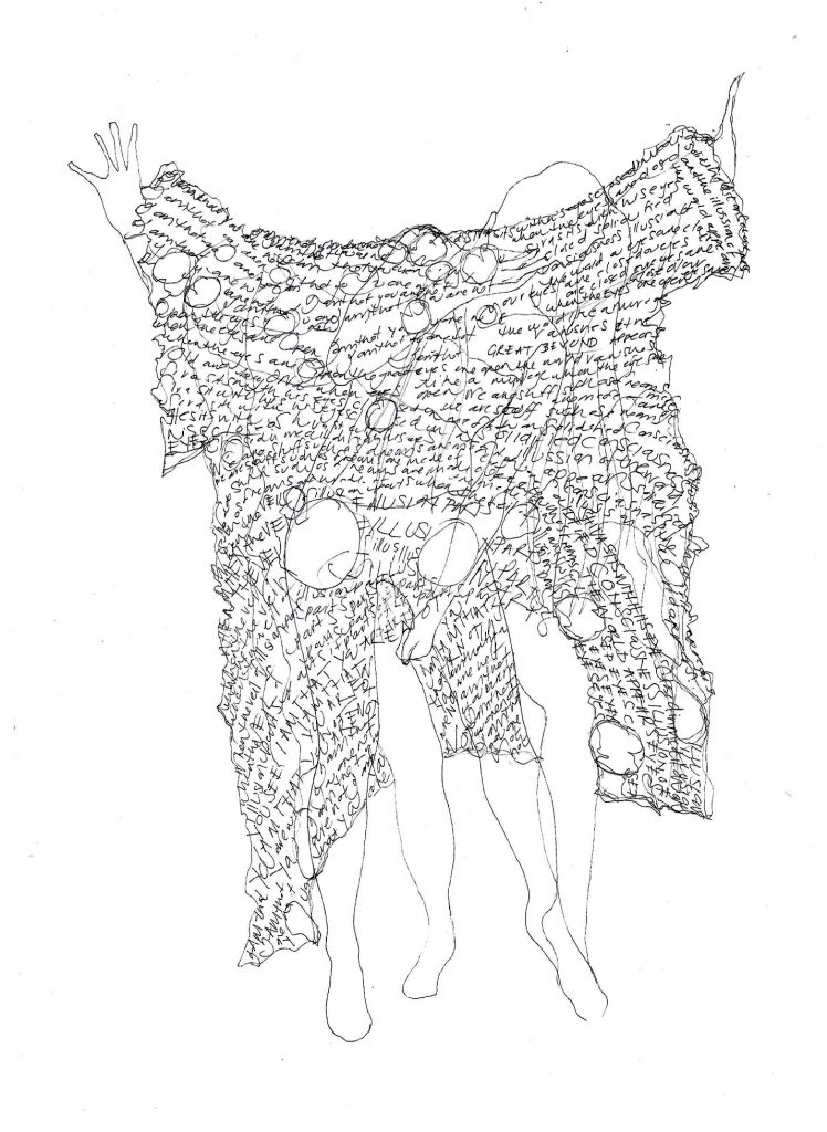 I am that you are not - Drawing by Alexia Cocolas