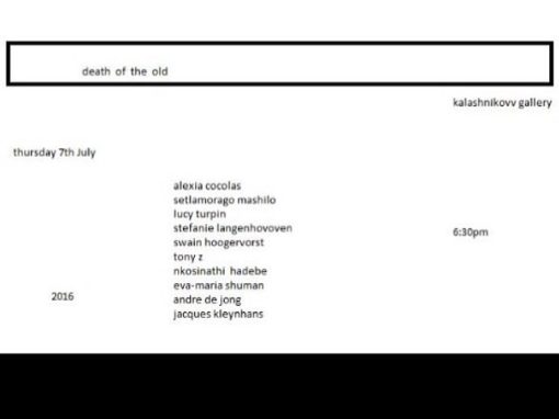 Death of The Old _ Kalashnikov gallery _ 2016