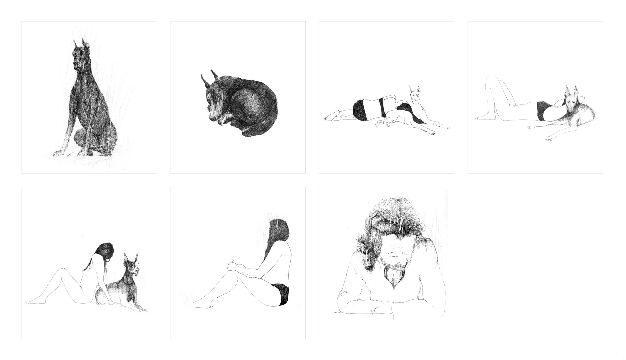 Garden of Adonis - Drawing by Alexia Cocolas